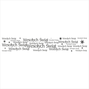 117 Stempel -  border : Wesołych Świąt 1