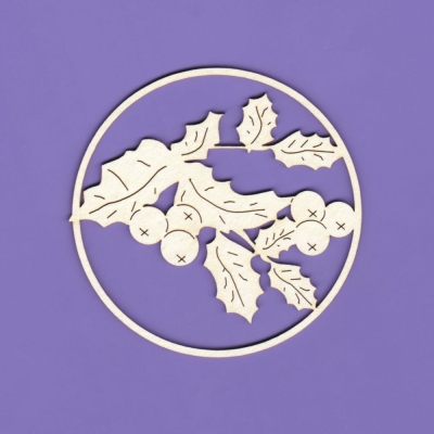 125 Tekturka - Bombka z ostrokrzewem G5 