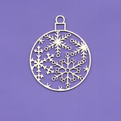 584 Tekturka - Snieżki - bombka G6