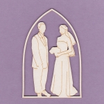 182 Tekturka ślubna - W kaplicy - grawer - G4