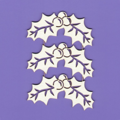 104 Tekturka - Ostrokrzew 3 sztuki- G5