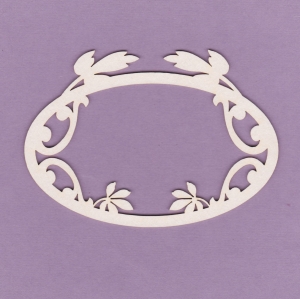 201 Tekturka - Ramka owalna - duża - G6
