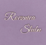 449 Tekturka napis - Rocznica Ślubu - G2