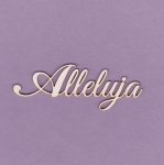 204 Tekturka napis - Alleluja - 2 szt. - G3