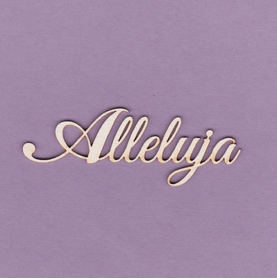 204 Tekturka napis - Alleluja - 2 szt. - G3