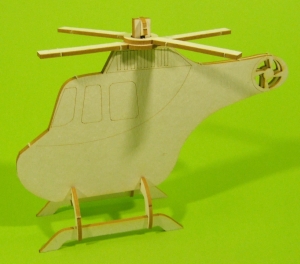 Tekturka - Helikopter 3D - Click and Paint POJ0001