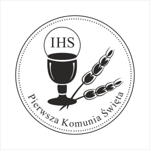 163 Stempel - Pierwsza Komunia Święta kłosy
