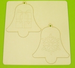 Tekturka - Dzwonki zawieszka - Click and Paint O2D0004