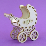 741 Tekturka -  Wózek dziecięcy 3D