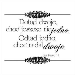 099 Stempel napis - tekst Ślubny