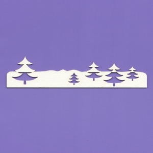 086 Tekturka - Border - Choinki - G3