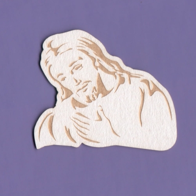 1226 Tekturka - Jezus proszący -  G5  