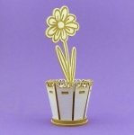 980 Tekturka -  Kwiatek w doniczce 3D