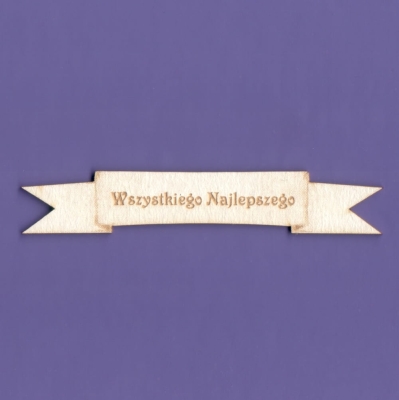941a Tekturka - Wszystkiego Najlepszego - Wstążka - G3 