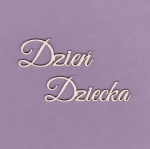 257 Tekturka napis - Dzień Dziecka 2 szt. - G4