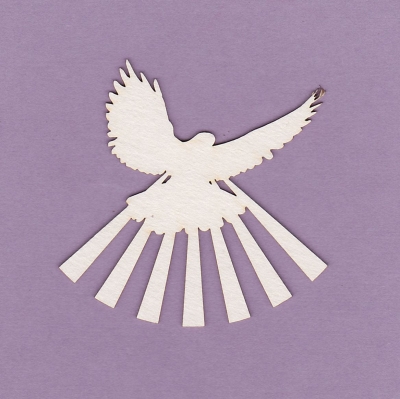 260 Tekturka napis - Gołąb z promieniami 2 - G3