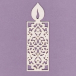 637d Tekturka - Świeczka ażurowa 2 - duża - G7