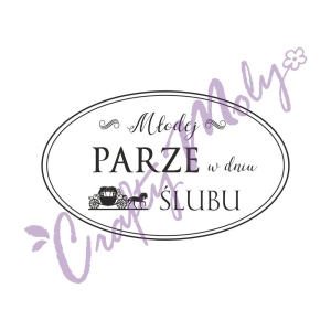 185 Stempel - Młodej parze w dniu ślubu