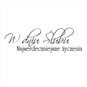 141 Stempel - W dniu Ślubu najserdeczniejsze 