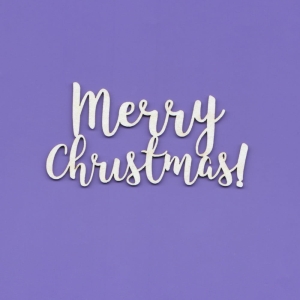 428 Tekturka - Napis - Merry Christmas !