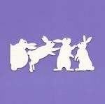 177 Tekturka - Zajączki - zestaw - G6