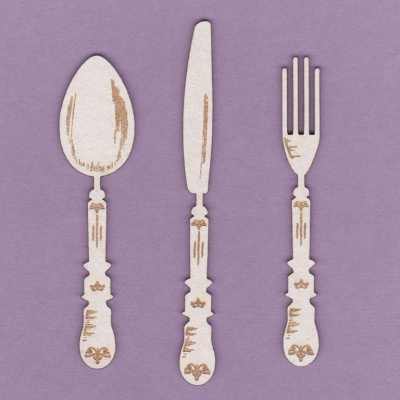 747s Tekturka - komplet sztućców 10 cm  - G6