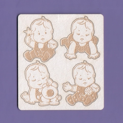 1177 Tekturka - Niemowlak Mikołajek zestaw 2 G16