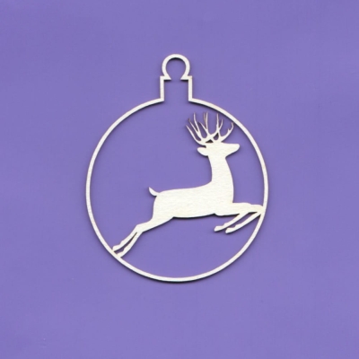 558 Tekturka - Jeleń skaczący bombka G4 