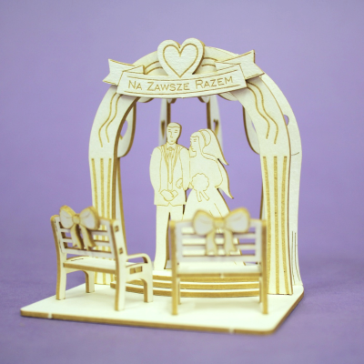 1401 Tekturka - Ślubna pergola 2 -  3D 