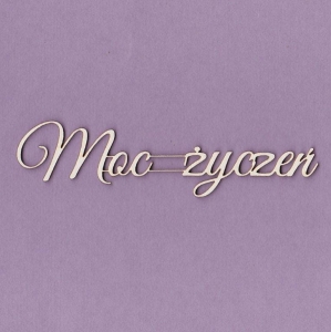 491 Tekturka napis - Moc życzeń - G1