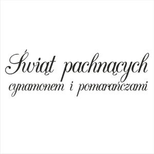 024 Stempel napis : Świąt pachnących cynamonem i pomarańczami 2