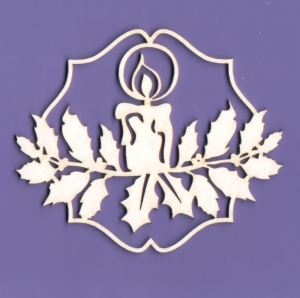 036 Tekturka - Wigilijna świeczka - G4