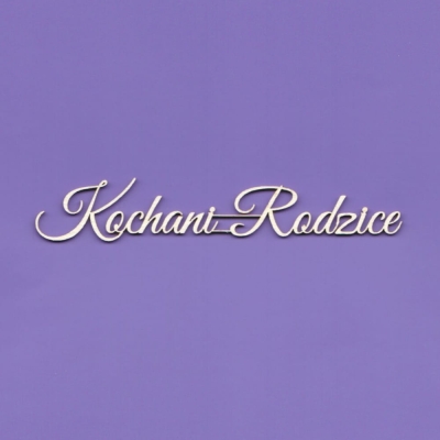 735A Tekturka napis - Kochani Rodzice - G4 