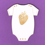 862 Tekturka - Body z truskawką - G3