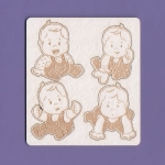 1178 Tekturka - Niemowlak Mikołajek zestaw 1 G16