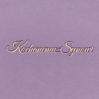 824 Tekturka napis - Kochanemu Synowi - G2